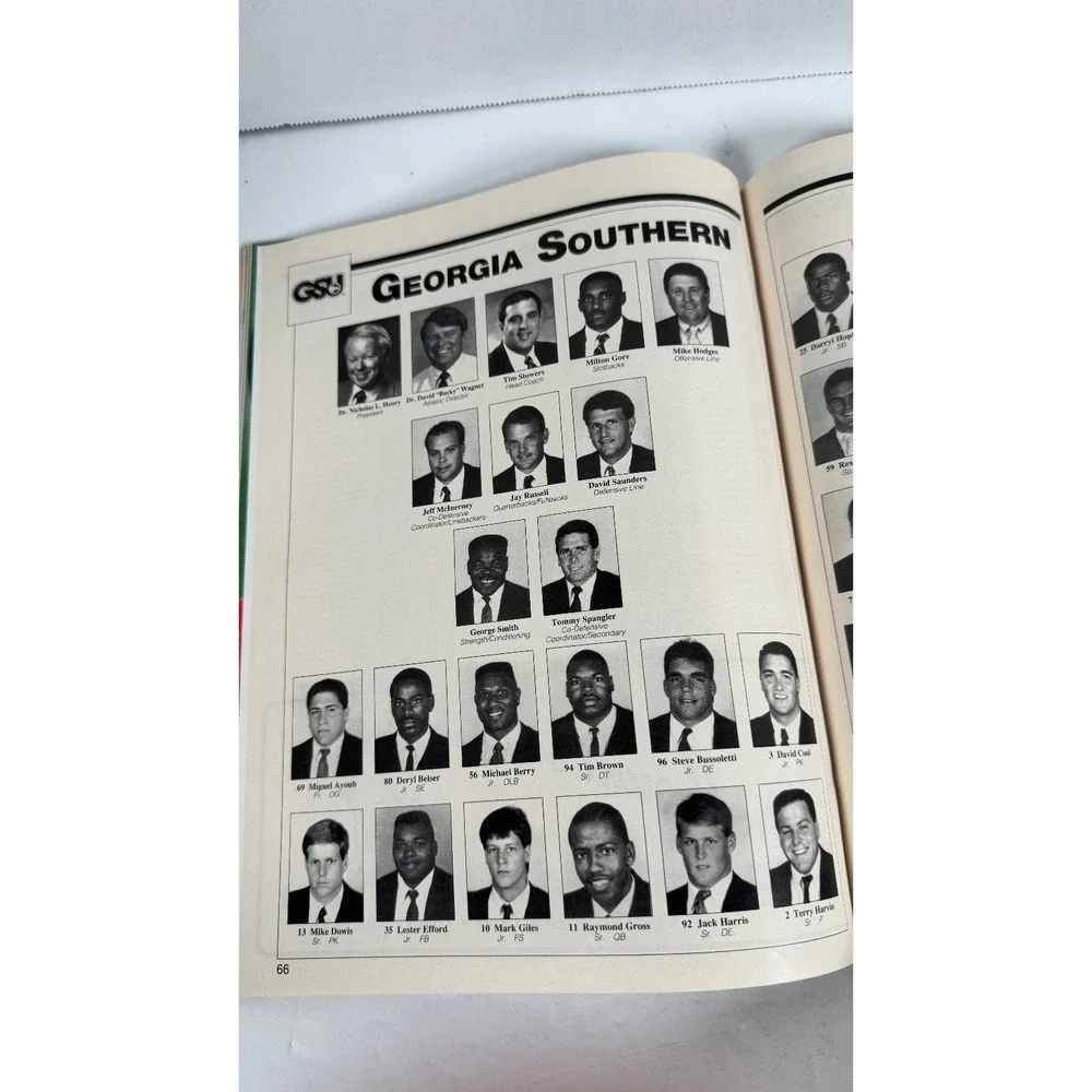 TRIBE Magazine 1990 Florida State vs Georgia Southern Game Day Program